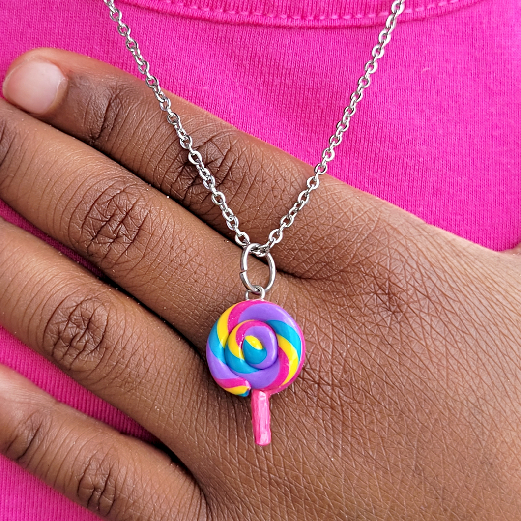 Laced with Charm (Swirl Lollipop)