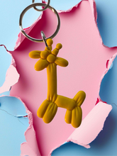 Load image into Gallery viewer, Yellow Balloon Giraffe Keychain

